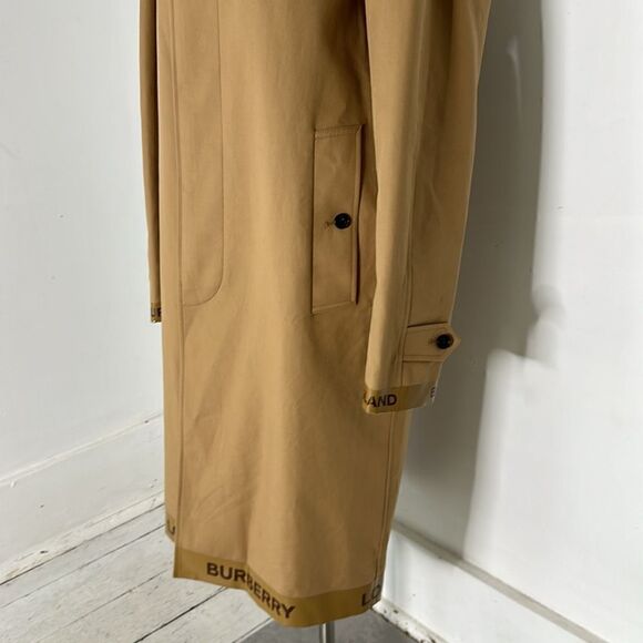 Burberry London Logo Tape Cotton Car Coat - Picture 5 of 16